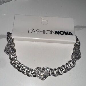 Fashion Nova Shimmering Silver Accessory Set